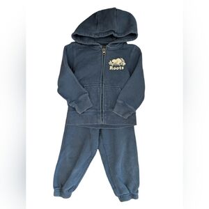 Roots Dark Blue Tracksuit with Logo